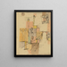 Prima della festa - Paul Klee — quadro incorniciato alla parete