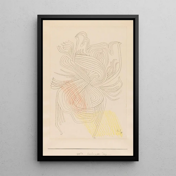 Danse enjouée - Paul Klee — quadro incorniciato alla parete