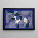 Notte blu - Paul Klee — quadro incorniciato alla parete