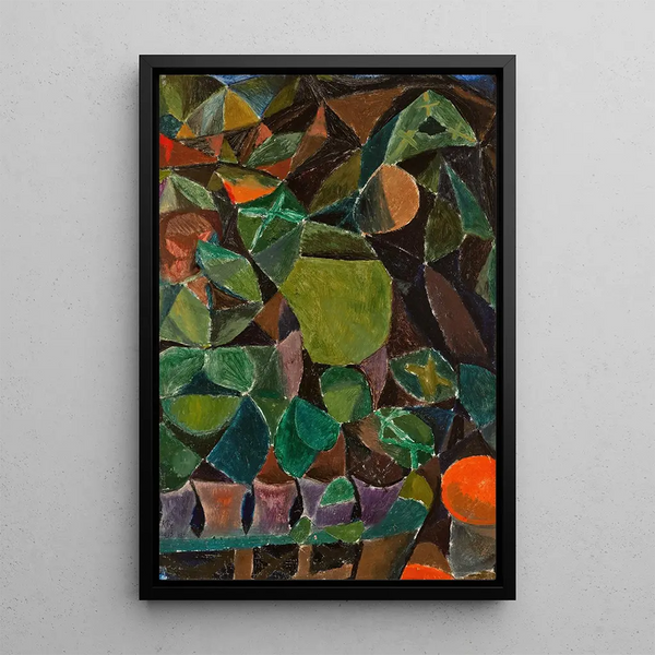 Passerelle fleurie - Paul Klee — quadro incorniciato alla parete