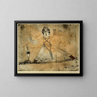 Grottesco classico - Paul Klee — quadro incorniciato alla parete
