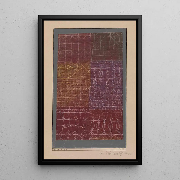 Rideau - Paul Klee — quadro incorniciato alla parete