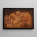 Il serpente sulla scala - Paul Klee — quadro incorniciato alla parete