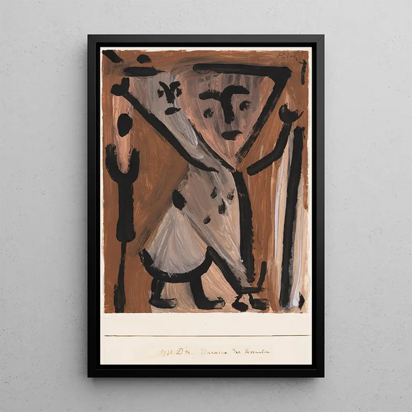 Duettino des Passants - Paul Klee — quadro incorniciato alla parete