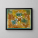 Facciata marrone-verde - Paul Klee — quadro incorniciato alla parete