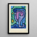 Flore Nocturne - Paul Klee — quadro incorniciato alla parete