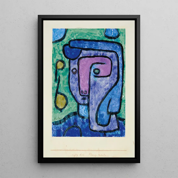 Flore Nocturne - Paul Klee — quadro incorniciato alla parete