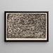 Giardino della Passione Garten der Leidenschaft - Paul Klee — quadro incorniciato alla parete