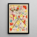 Feuille Commémorative E - Paul Klee — quadro incorniciato alla parete