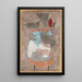 Dame au Chapeau et Petite Table - Paul Klee — quadro incorniciato alla parete