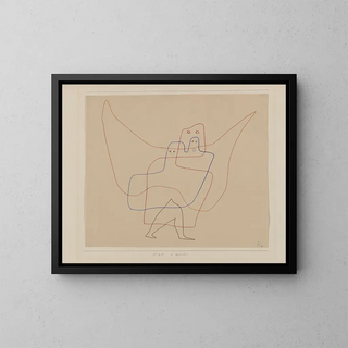 Dans les soins des anges - Paul Klee — quadro incorniciato alla parete