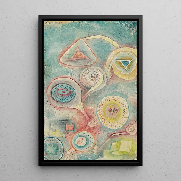 Petite Nature Morte di Fiori - Paul Klee — quadro incorniciato alla parete