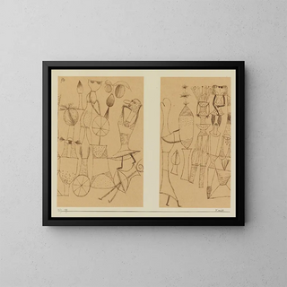 Comédie - Paul Klee — quadro incorniciato alla parete