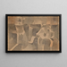 Paesaggio costiero - Paul Klee — quadro incorniciato alla parete