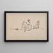 Querelle d'art - Paul Klee — quadro incorniciato alla parete