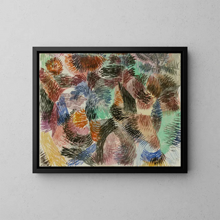 Libido della foresta - Paul Klee — quadro incorniciato alla parete