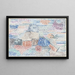 Luce sul passato - Paul Klee — quadro incorniciato alla parete