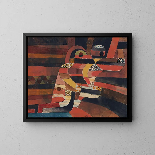 Amanti - Paul Klee — quadro incorniciato alla parete