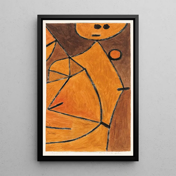 Mannequin - Paul Klee — quadro incorniciato alla parete