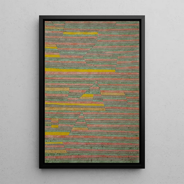 Monuments à G - Paul Klee — quadro incorniciato alla parete
