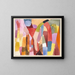 Movimento delle camere a volta - Paul Klee — quadro incorniciato alla parete
