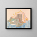 Mythe d'une île - Paul Klee — quadro incorniciato alla parete