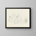Harmonies d'Obertne - Paul Klee — quadro incorniciato alla parete