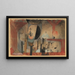 Sans titre La mesure du voyage - Paul Klee — quadro incorniciato alla parete