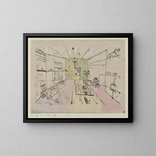 Perspective fantôme - Paul Klee — quadro incorniciato alla parete