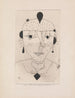 Schizzo di ritratto di una dama in costume - Paul Klee — vista dell’opera