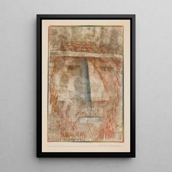 Tête rougeâtre - Paul Klee — quadro incorniciato alla parete
