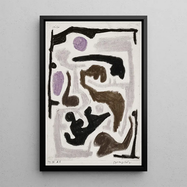 Bois éclaté - Paul Klee — quadro incorniciato alla parete