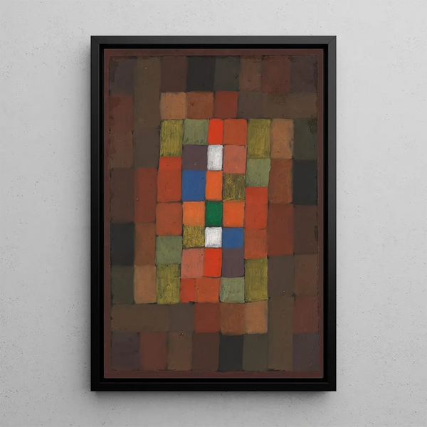 Gradation statique-dynamique - Paul Klee — quadro incorniciato alla parete