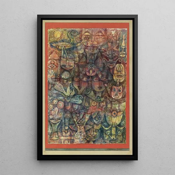 Jardin étrange - Paul Klee — quadro incorniciato alla parete