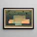 Il firmamento sopra il tempio - Paul Klee — quadro incorniciato alla parete