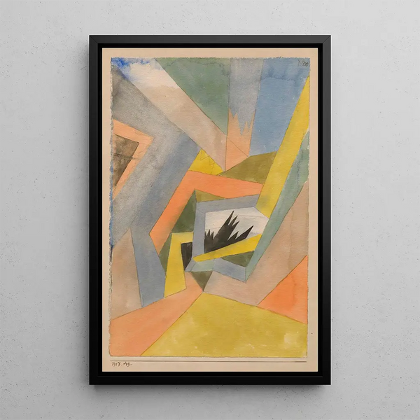 L'idée des sapins - Paul Klee — quadro incorniciato alla parete