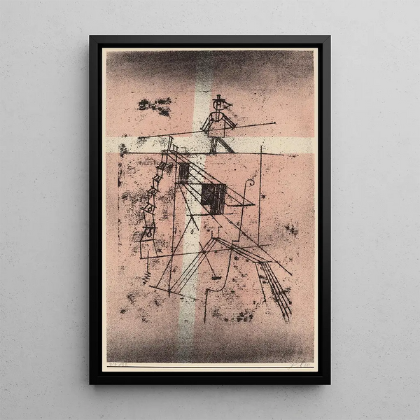 Le funambule - Paul Klee — quadro incorniciato alla parete