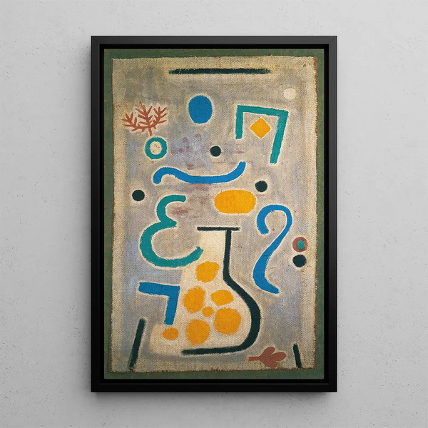 Il vaso - Paul Klee — quadro incorniciato alla parete