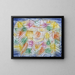 Costruzione di montagna teatrale - Paul Klee — quadro incorniciato alla parete