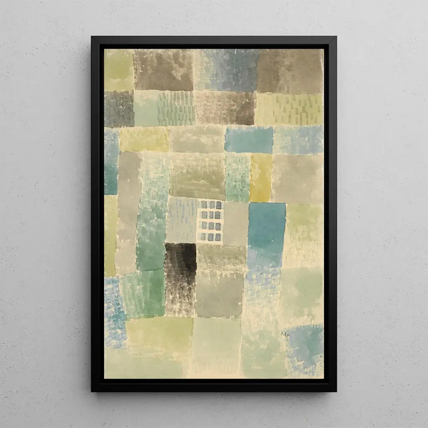 Première maison d'un lotissement - Paul Klee — quadro incorniciato alla parete