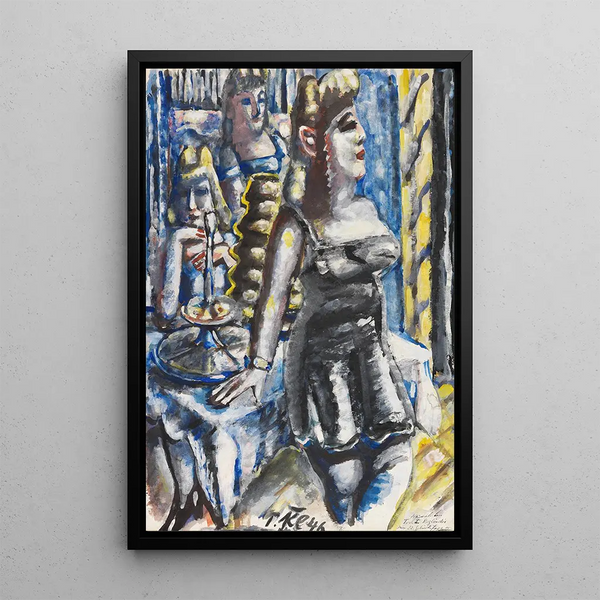 Le bar de la cuisine - Paul Kleinschmidt — quadro incorniciato alla parete