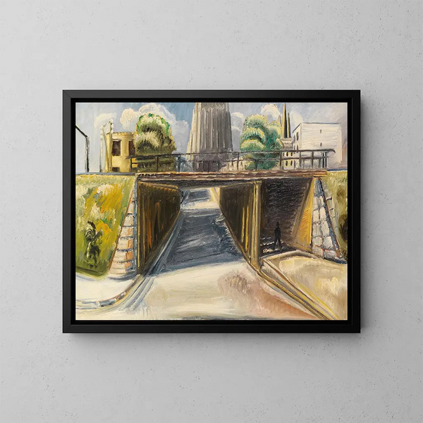 Sotto-voce a Ulm - Paul Kleinschmidt — quadro incorniciato alla parete