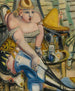 Artista di circo che allaccia le sue scarpe - Paul Kleinschmidt — vista dell’opera