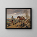 Dopo la battaglia - Paul Louis Narcisse Grolleron — quadro incorniciato alla parete