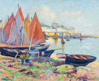 Bateaux et débardeurs - Paul Madeline — vista dell’opera