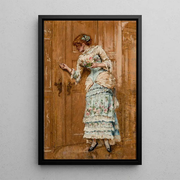 Portrait d'une femme - Paul Merwart — quadro incorniciato alla parete