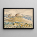 Paesaggio delle Wittenham Clumps - Paul Nash — quadro incorniciato alla parete