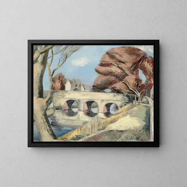 Le Pont de Romney Marsh - Paul Nash — quadro incorniciato alla parete