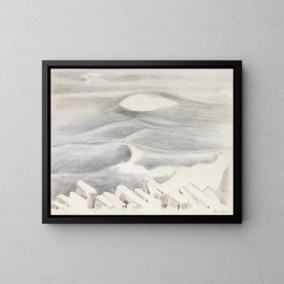 Onde - Paul Nash — quadro incorniciato alla parete