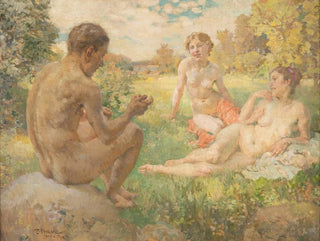 Un pomeriggio sul lago - Paul Paede — vista dell’opera